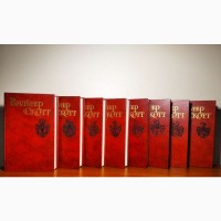 Вальтер Скотт. Собрание Сочинений в 8 томах (комплект), 1990 г.в., состояние отличное
