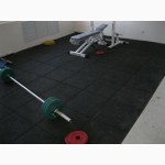 Резиновые плиты, резиновая плитка для тренажерных и фитнесс залов.