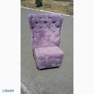 Продам фиолетовые мягкие кресла бу