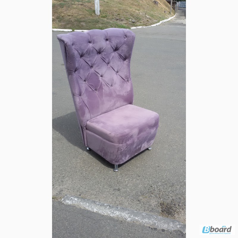 Фото 2. Продам фиолетовые мягкие кресла бу