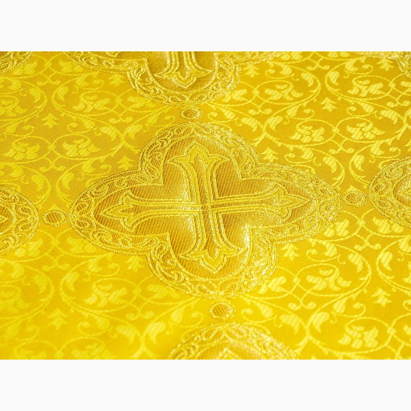Фото 14. Ткань церковной тематики, церковный текстиль
