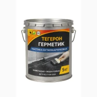 ТЕГЕРОН Герметик ЭКОБИТ ведро 5, 0 кг мастика бутилкаучуковая ДСТУ Б В.2.7-77-98