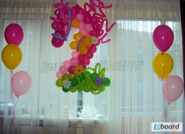 Фото 12. Оформление воздушными шарами в Харькове