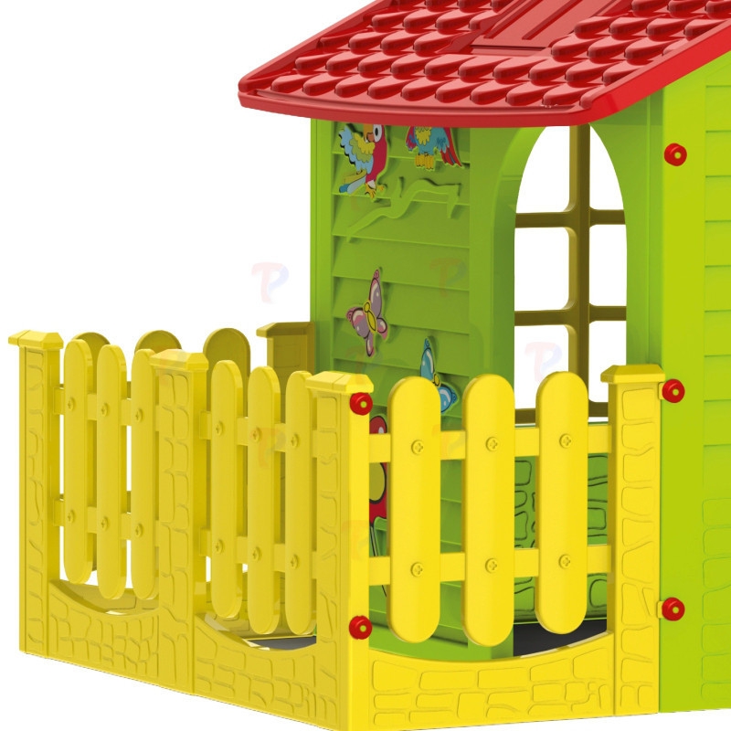Фото 5. Детский игровой домик с заборчиком и с большим набор игровым Дантист