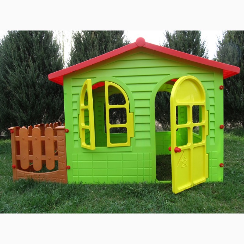 Фото 6. Детский игровой домик с заборчиком и с большим набор игровым Дантист