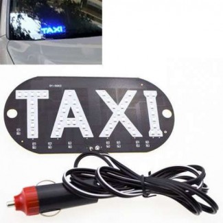 Табличка-шашка такси TAXI светодиодная 45 SMD LED