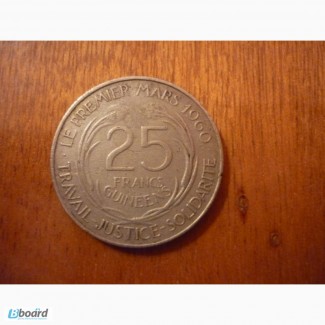25 франков Гвинея,