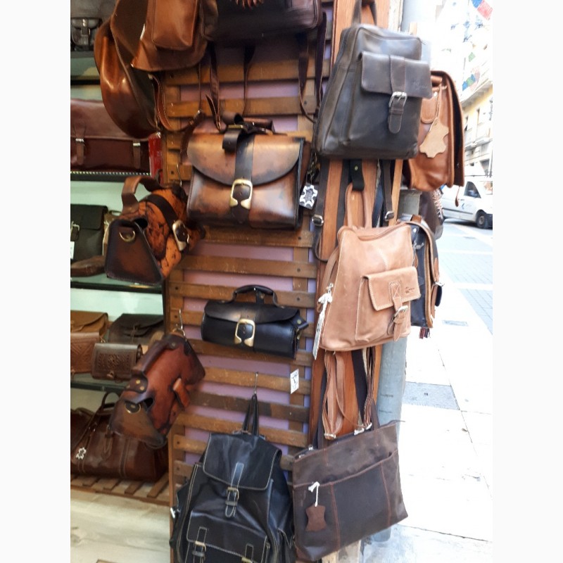Фото 5. Кожаные рюкзаки, сумки, саквояжи, портфели из Испании
