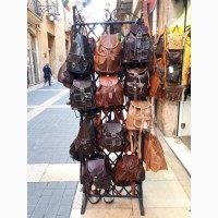 Кожаные рюкзаки, сумки, саквояжи, портфели из Испании