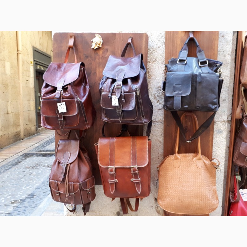 Фото 8. Кожаные рюкзаки, сумки, саквояжи, портфели из Испании