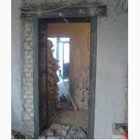 Алмазная резка проемов в квартирах, без пыли, с усилением металлом Харьков