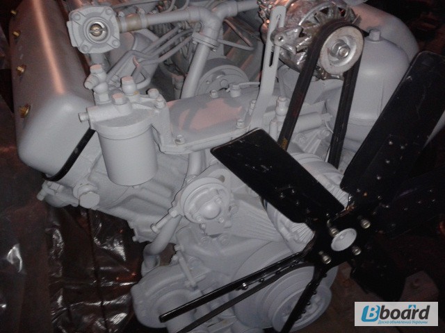 Фото 3. Двигатель ЯМЗ-7511.10-06 на Шасси МЗКТ-8021, МЗКТ-80211
