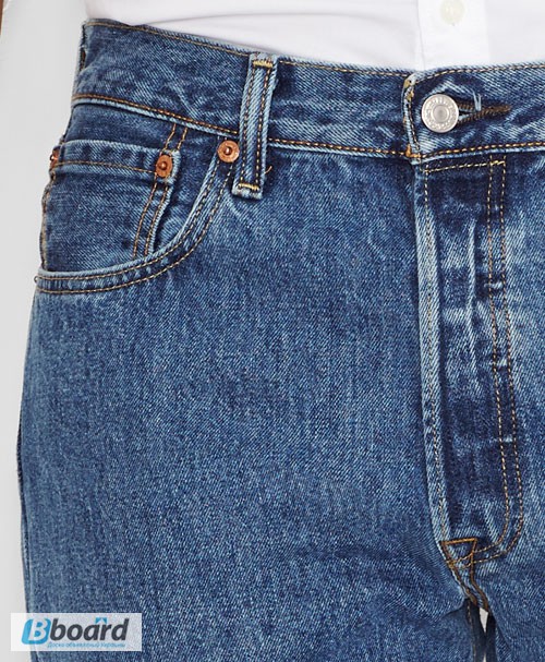 Фото 4. Джинсы Levis 501 Original Fit Jeans - Medium Stonewash (США)