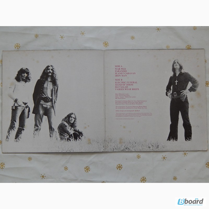 Фото 3. Black Sabbath-Paranoid 1970 (Holland) EX+/EX