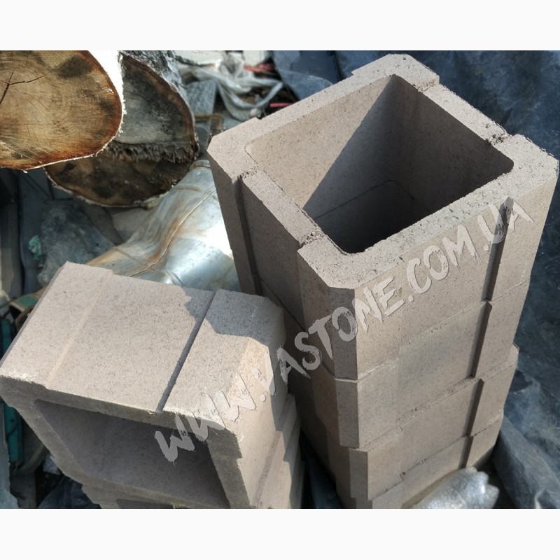 Фото 6. Блок заборный декоративный колотый, для забора, шлакоблок бетонный, рваный камень