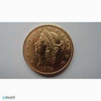 20 Liberty Double Eagle - Gold Coin - золота 1904