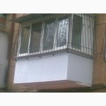 Защитные решетки на окна и балконы, изготовление и монтаж, декоративная ковка