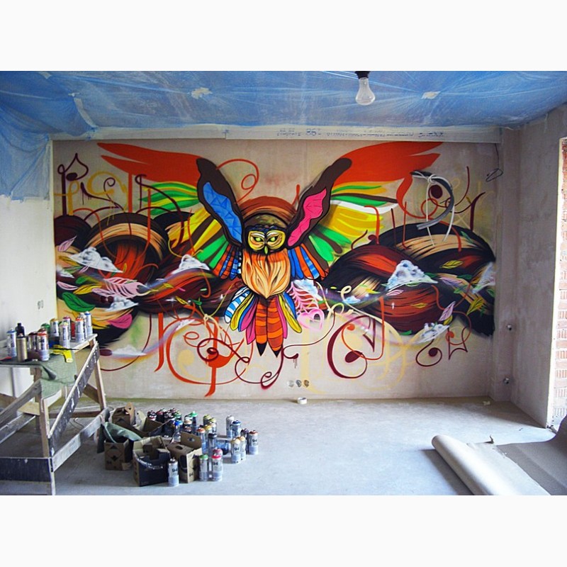 Фото 5. Закажите стрит-арт, граффити или художественную роспись стен