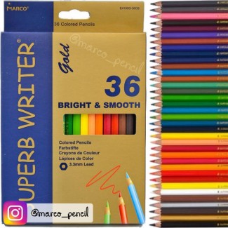 Цветные карандаши для рисования Superb Writer Gold 36 цветов