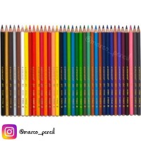 Цветные карандаши для рисования Superb Writer Gold 36 цветов