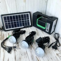 Портативная солнечная автономная система Solar GDLite GD10 + FM радио + Bluetooth