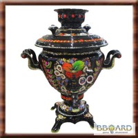 Самовары электрические, жаровые, расписные