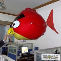 Летающая рыба Angry Birds на радиоуправлении