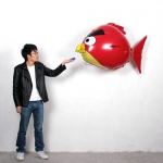 Летающая рыба Angry Birds на радиоуправлении