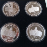 Набор из 4-х унцовых новозеландских серебряных монет
