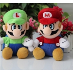 Супер Марио плюшевые игрушки братьев Марии Super Mario кукла куклы плюшевые игрушки куклы сидячем по
