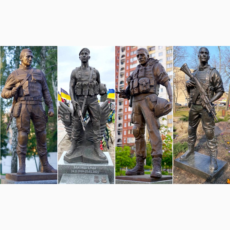 Фото 10. Память о героях, заказывайте профессиональное изготовление скульптур надгробий для военных