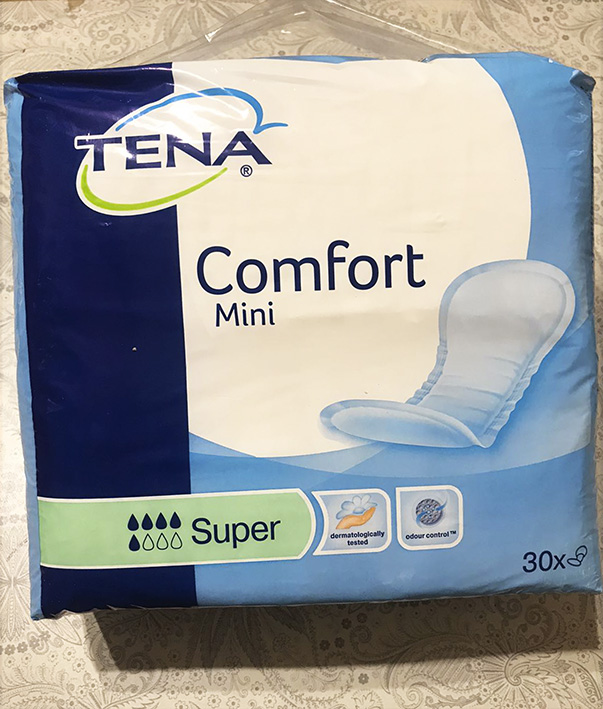 Фото 2. Урологические прокладки женские Tena Comfort Super