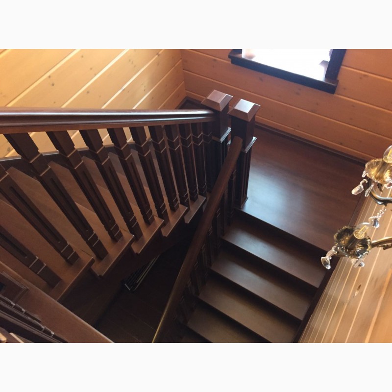 Фото 3. Деревянные лестницы Клобук, под ключ. Дизайн, изготовление, монтаж