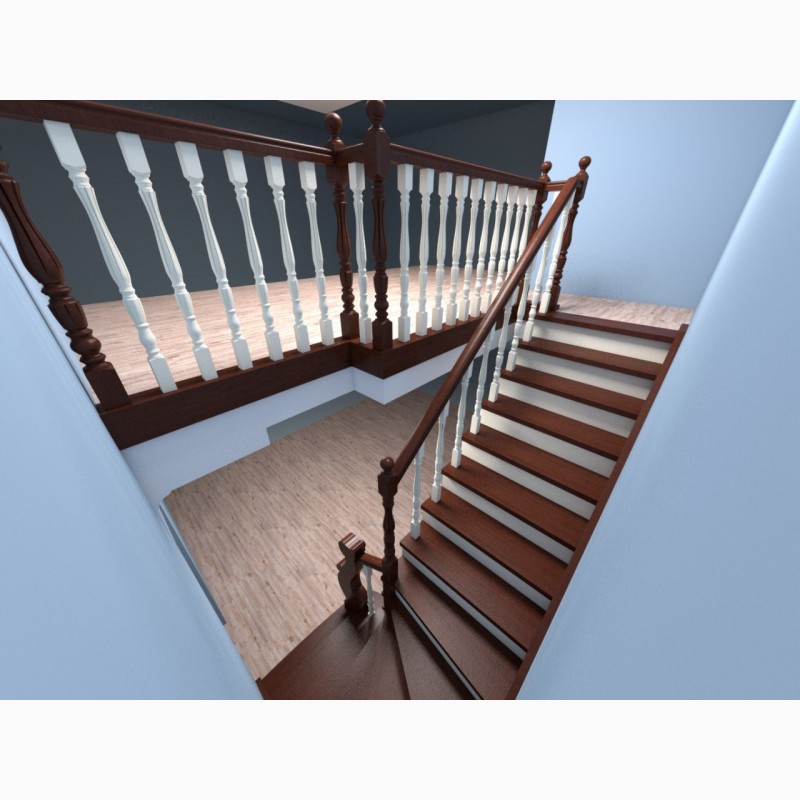 Фото 4. Деревянные лестницы Клобук, под ключ. Дизайн, изготовление, монтаж