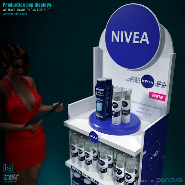 Фото 4. Рекламные торговые стойки NIVEA для гигиены