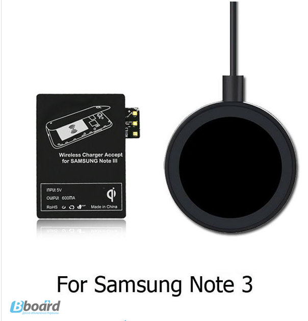 Фото 3. Qi зарядка для телефона Samsung безпроводная + адаптер