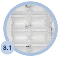 Воздушная пузырчатая упаковочная пленка Floeter AirWave 8, 1