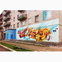 Роспись стен, граффити, художественное оформление в Одессе