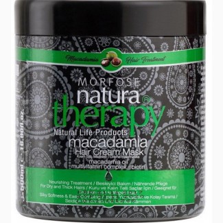 Маска для волос с макадамией Morfose Natura Therapy Macadamia Hair Cream Mask