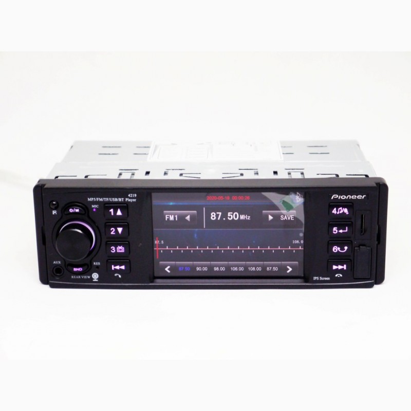 Фото 5. Магнитола Pioneer 4219 ISO - экран 4, 1#039;#039;+ DIVX + MP3 + USB + SD + Bluetooth