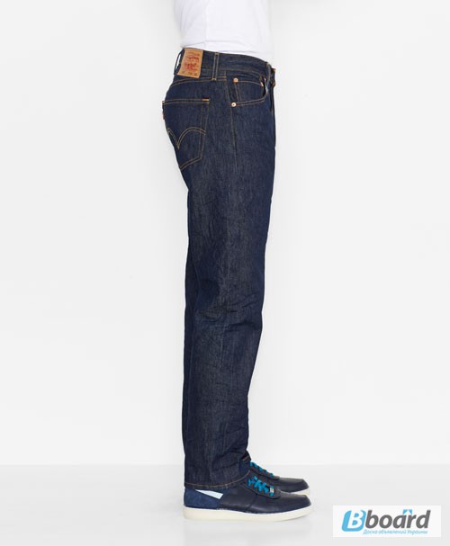 Фото 2. Джинсы Levis 501 Original Shrink-to-Fit Jeans - Rigid Indigo (США)