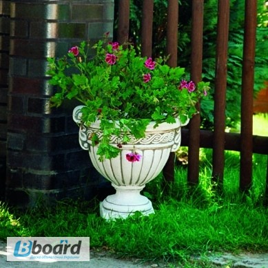 Фото 2. Вазон садовый, ваза для цветов, цветник парковый, клумба из бетона