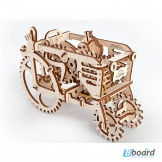 Механический-Деревянный 3D Конструктор – Трактор