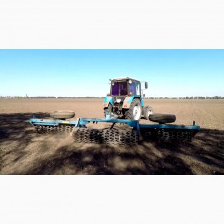 Каток кольчато-шпоровый ККШ-6Г почвообрабатывающий для уплотнения почвы на полях