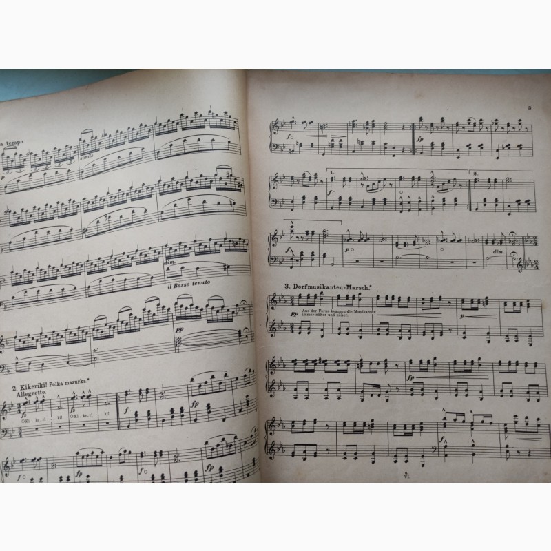 Фото 4. Альбом Musik-Blater 1905г.Ludwig Gruber /Eine bauernhochzeit