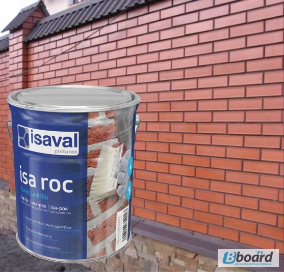 Фасадный прозрачный лак Isaval Иза-Рок 0.75л с эффектом Мокрый Камень на растворителе