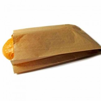 Пакет бумажный саше большой 210*390*60мм (для батона, хлеба, булочек)