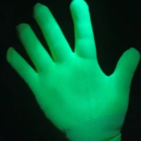 Неонові рукавички для танців та світлового шоу UV Glow, карнавальні рукавички