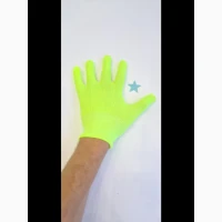 Неонові рукавички для танців та світлового шоу UV Glow, карнавальні рукавички