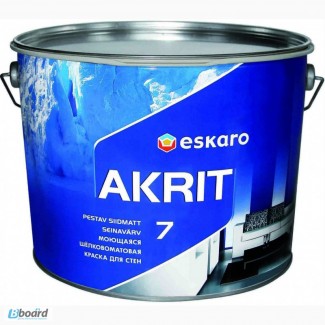 Eskaro Akrit 7 краска для потолков и стен (матовая) 9, 5 л
